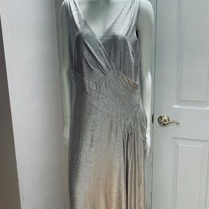 🎉Ralph Lauren Stunning lined slinky maxi dress